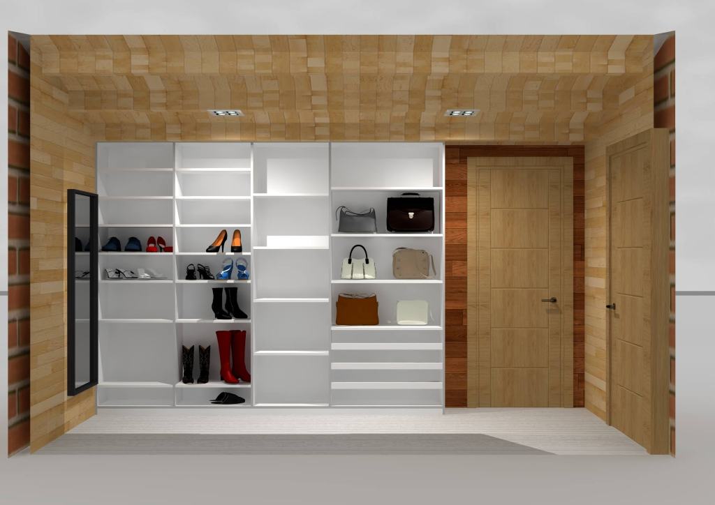 Diseño 3D de armario o vestidor a medida