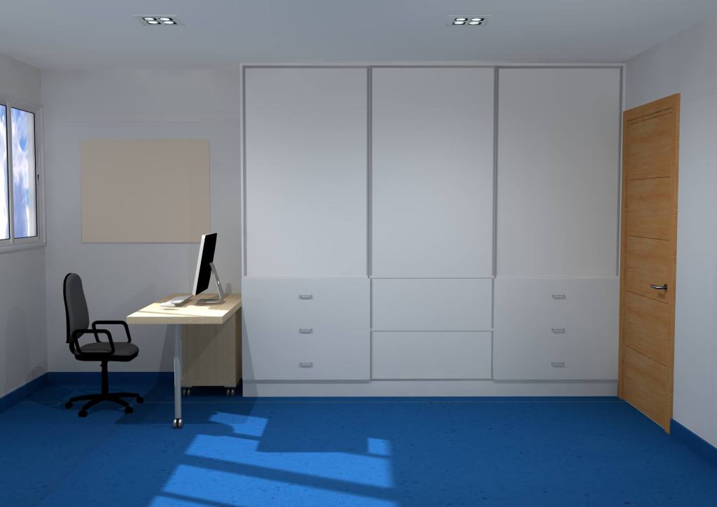 Diseño 3D de mueble a medida